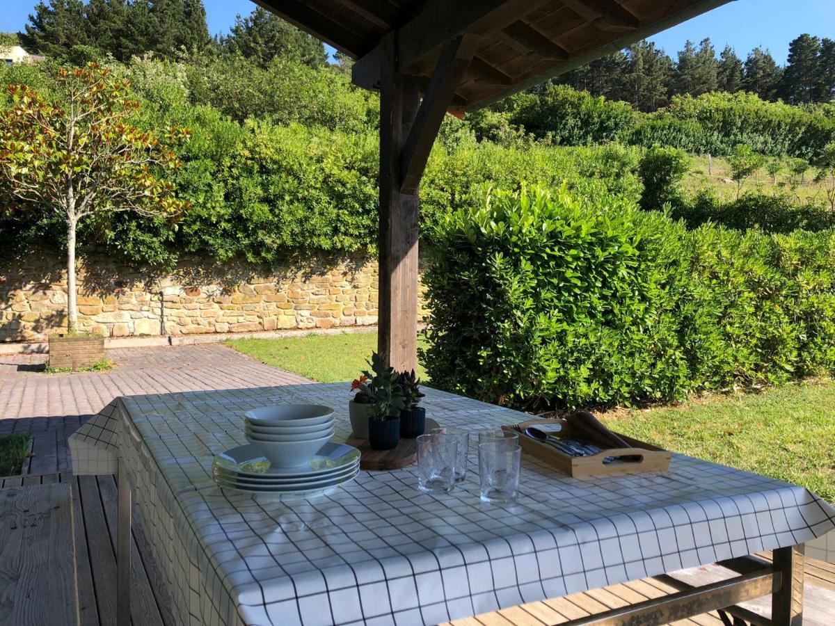Adosado En La Costa Con Excelentes Vistas Al Estuario De Urdaibai Vila Mundaca Exterior foto