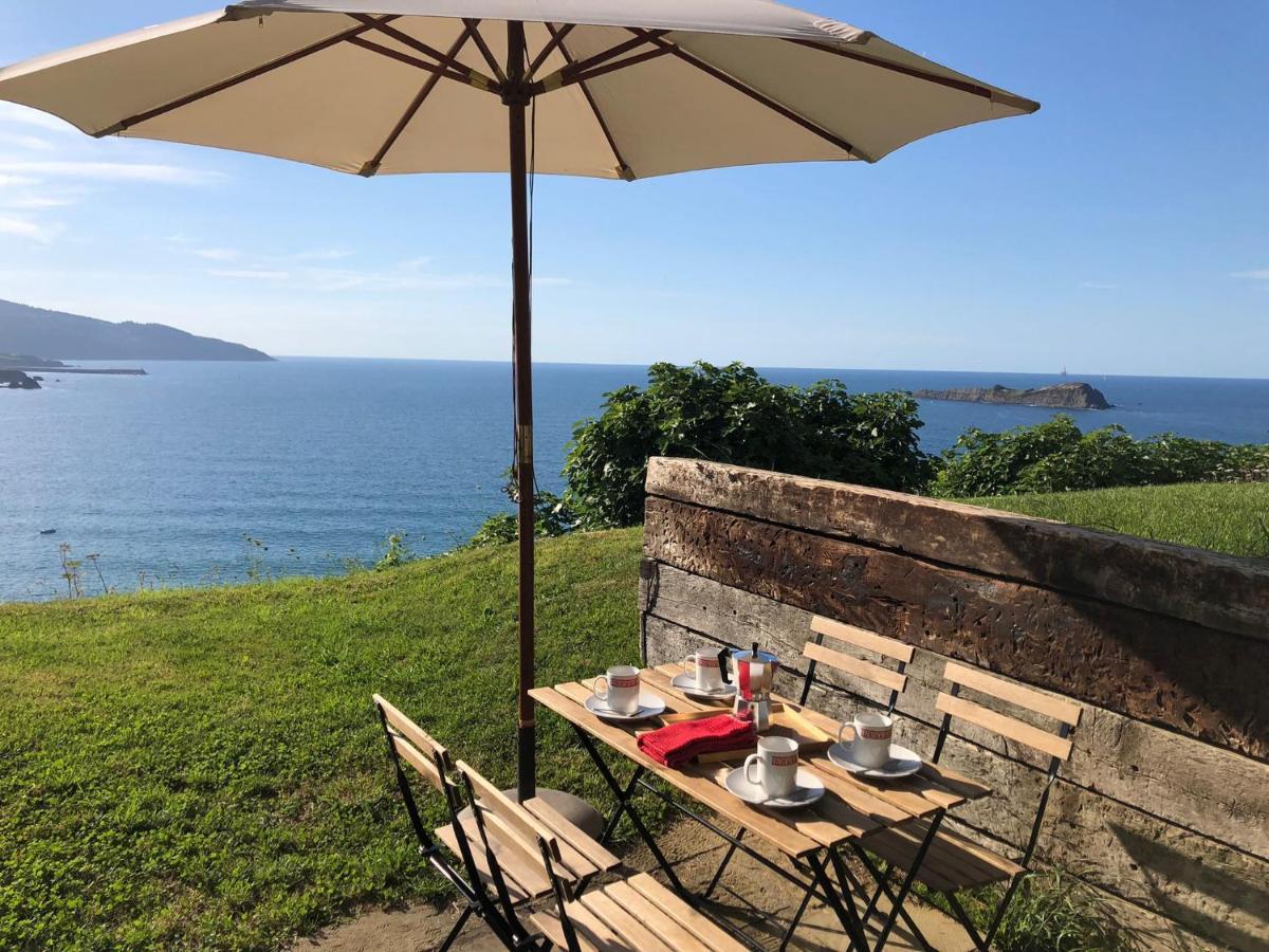 Adosado En La Costa Con Excelentes Vistas Al Estuario De Urdaibai Vila Mundaca Exterior foto